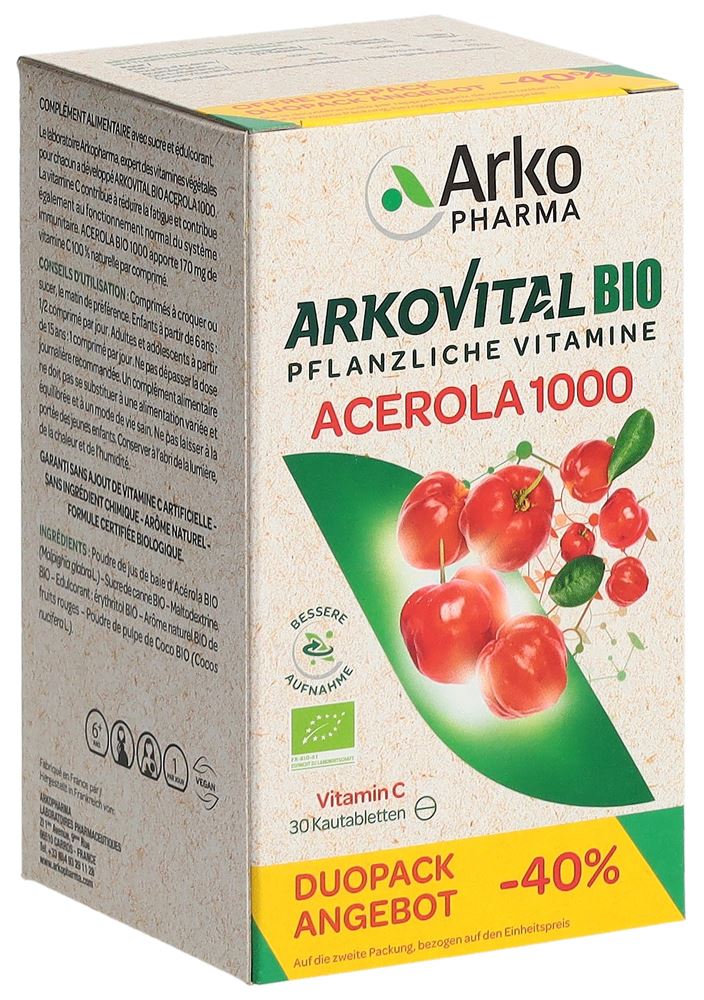 ARKOVITAL Acerola Arkopharma 1000 mg, image principale