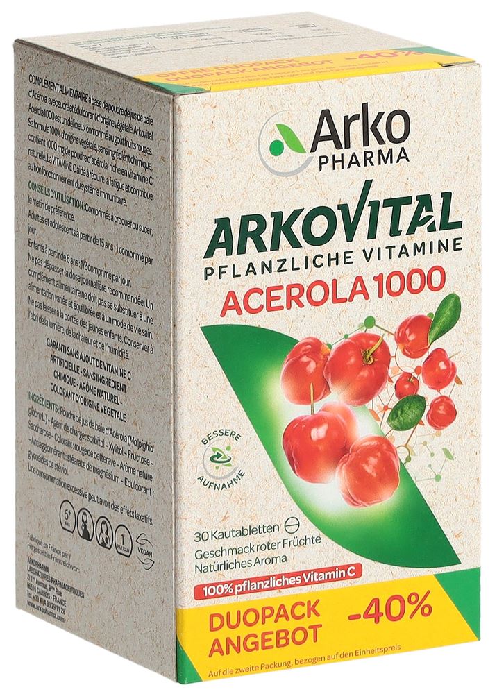 ARKOVITAL Acerola Arkopharma 1000 mg