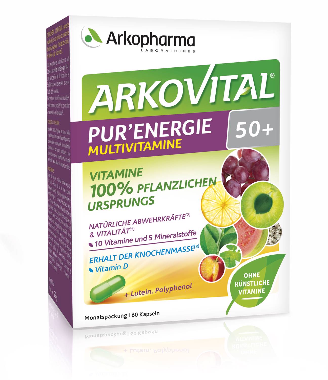 ARKOVITAL Pur'Energie 50+ multivitamines et -minéraux naturels, image principale