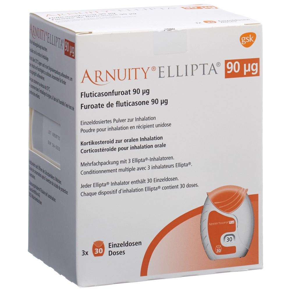 ARNUITY ELLIPTA Inh Plv 90 mcg 30 Dos, Hauptbild