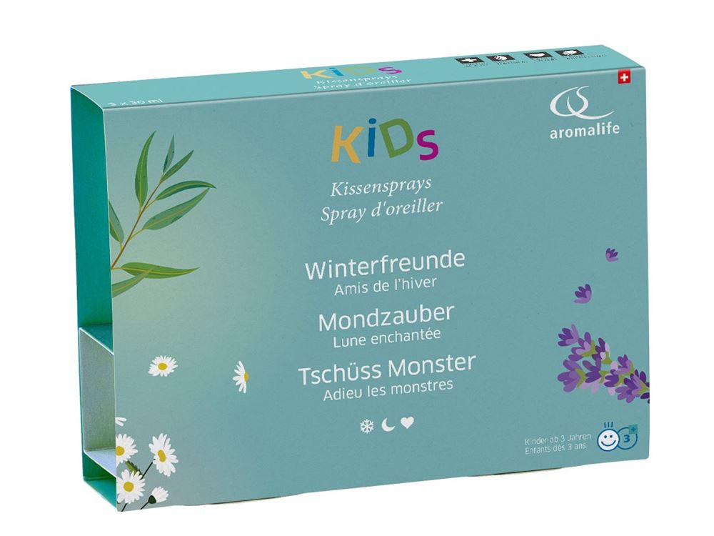Aromalife kids coffret cadeau spray d’oreiller