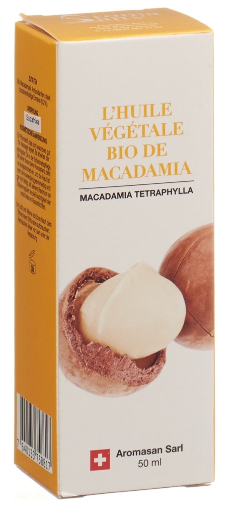 Aromasan huile végétale de macadamia, image 2 sur 2