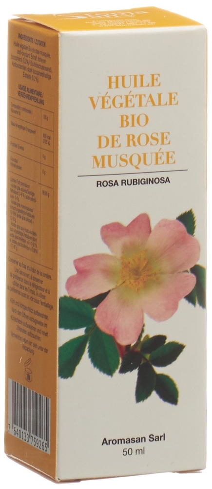 Aromasan huile végétale de rose musquée, image 2 sur 2