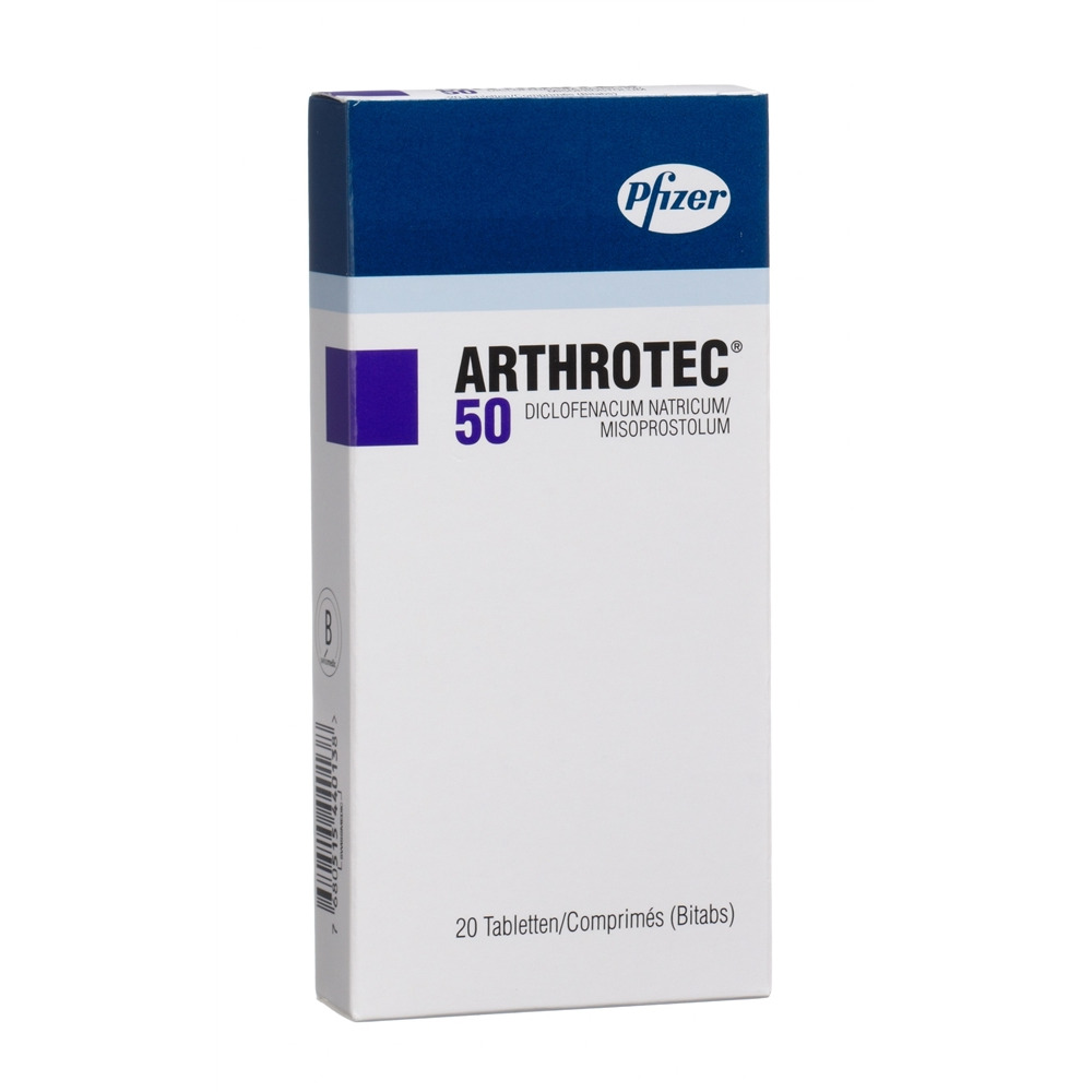 ARTHROTEC cpr 50 mg blist 20 pce, image principale