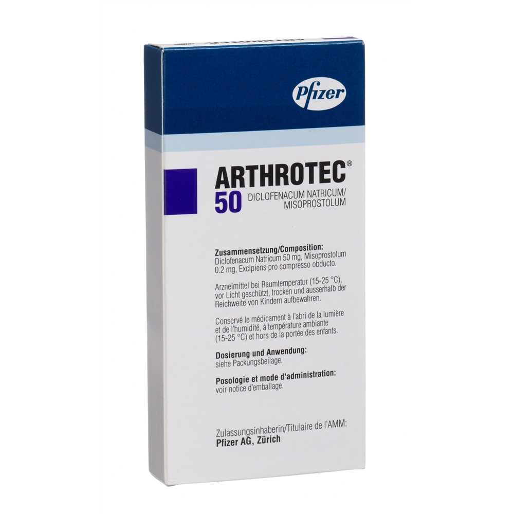 ARTHROTEC Tabl 50 mg Blist 20 Stk, Bild 2 von 2