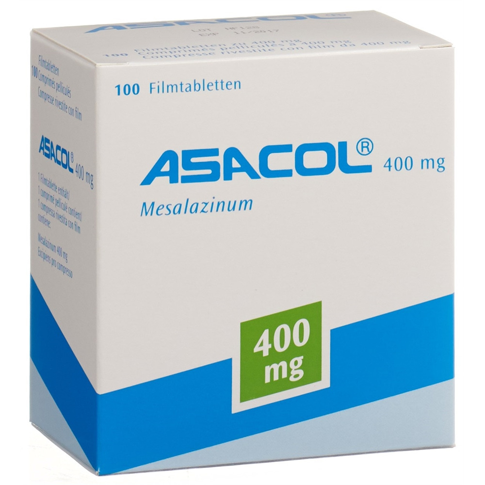 ASACOL cpr pell 400 mg blist 100 pce, image principale