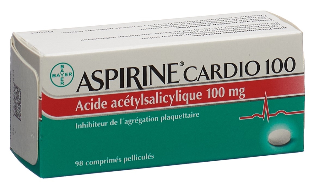 ASPIRINE Filmtabl 100 mg Blist 98 Stk, Bild 2 von 2