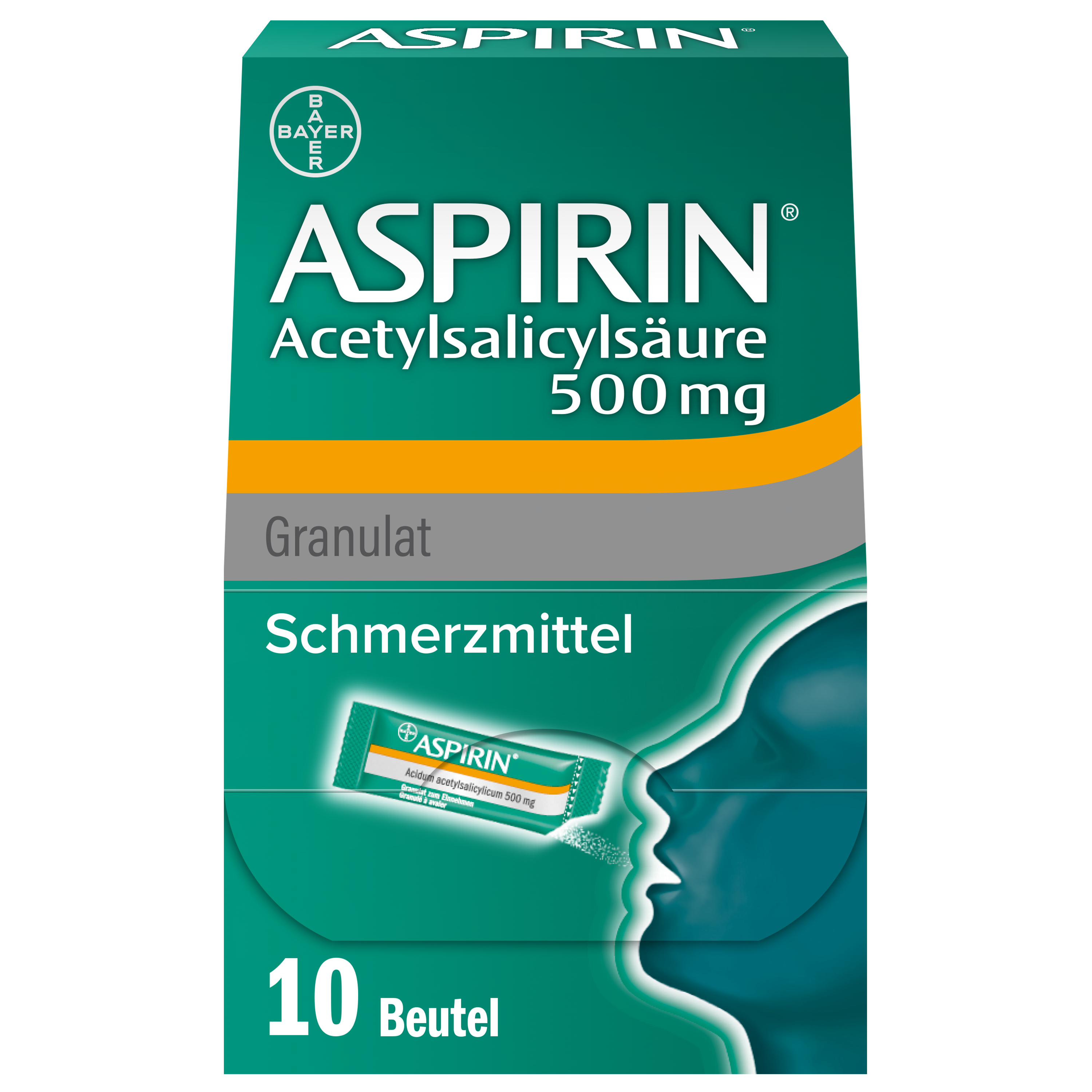 ASPIRINE Gran 500 mg Btl 10 Stk