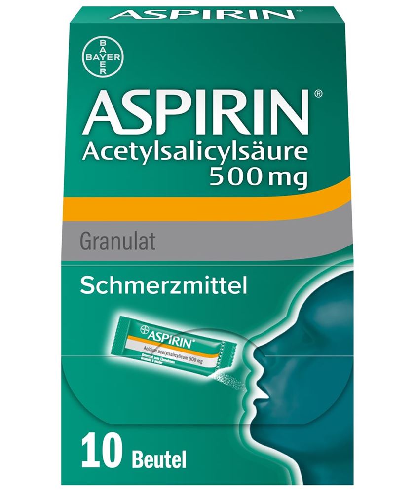ASPIRINE Gran 500 mg Btl 10 Stk
