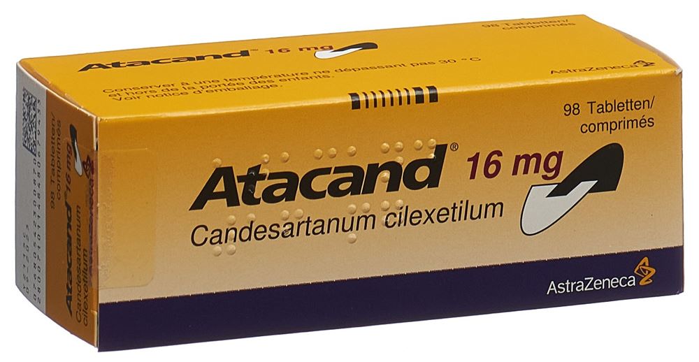 ATACAND Tabl 16 mg Blist 98 Stk, Hauptbild ATACAND Tabl 16 mg Blist 98 Stk, Hauptbild