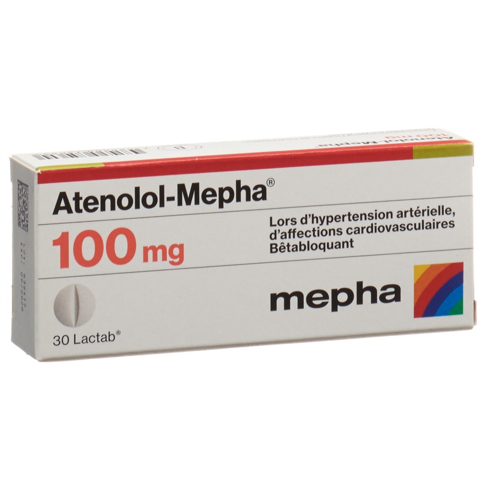 ATENOLOL Mepha 100 mg, image 2 sur 2