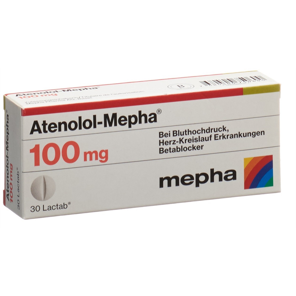 ATENOLOL Mepha 100 mg, Hauptbild