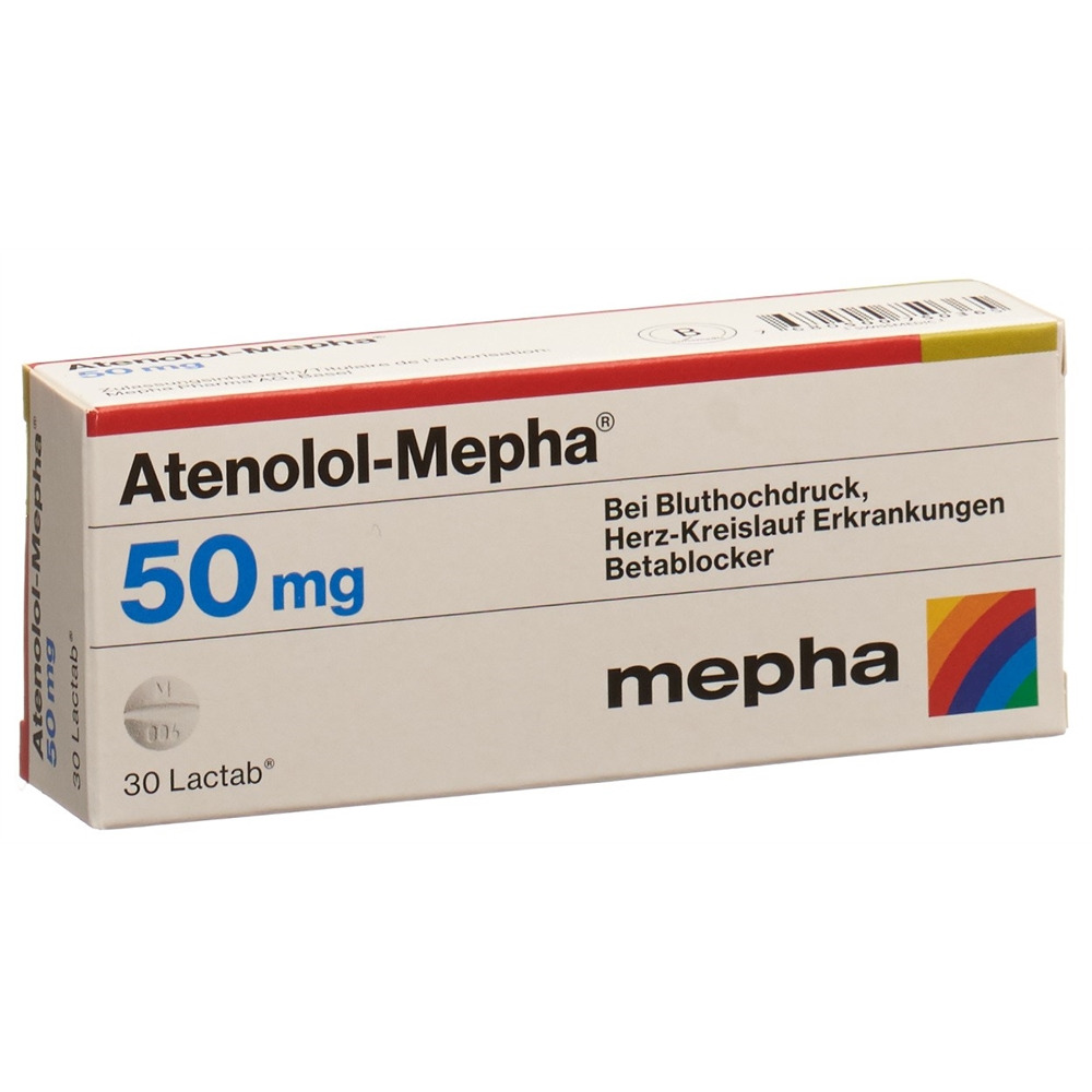 ATENOLOL Mepha 50 mg, Hauptbild