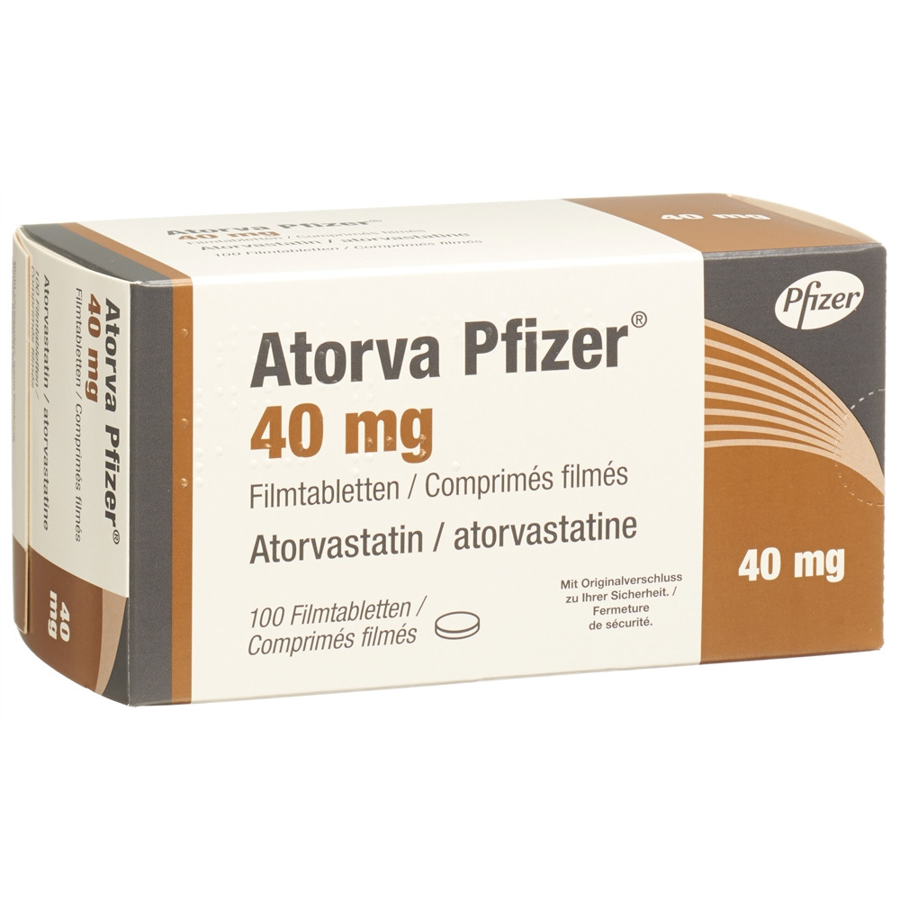 ATORVA Pfizer 40 mg, image principale