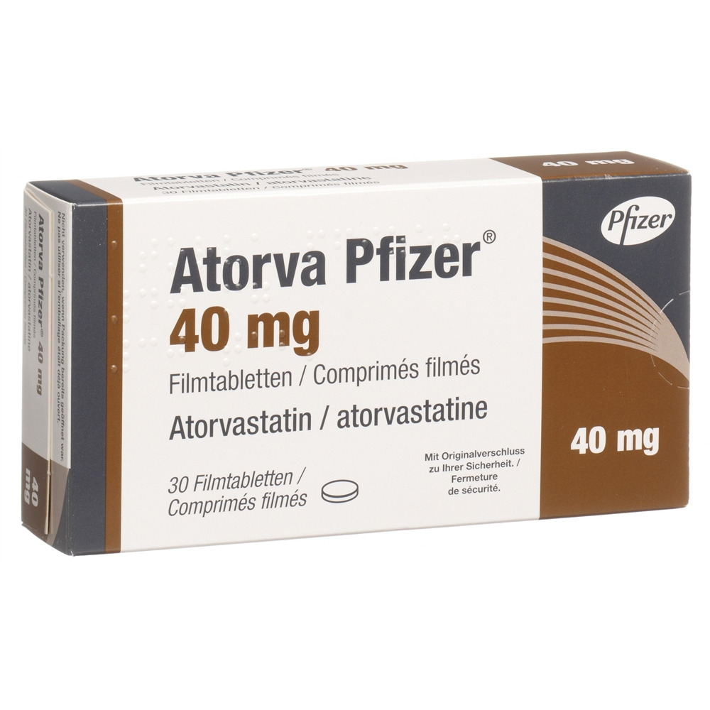 ATORVA Pfizer 40 mg, image principale