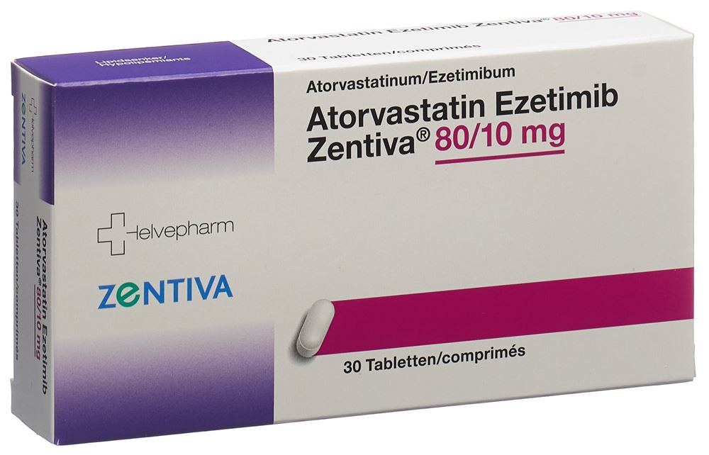 EZETIMIBE ATORVASTATINE Ezetimib Zentiva