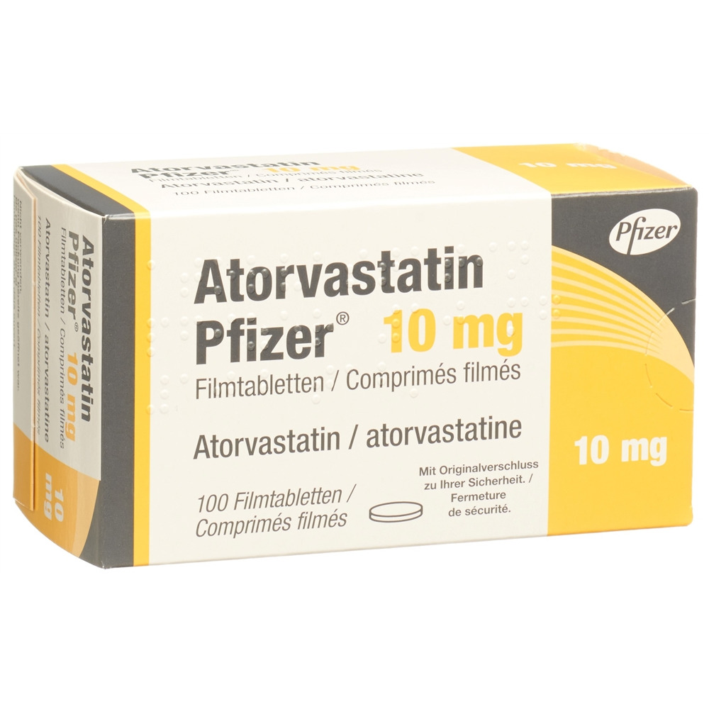 ATORVASTATINE Pfizer 10 mg, image principale