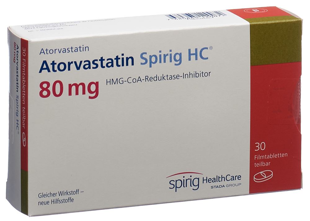 ATORVASTATINE Spirig HC 80 mg, Hauptbild