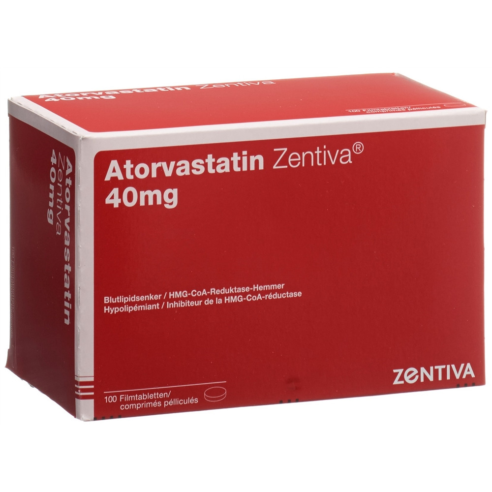 ATORVASTATINE Zentiva 40 mg, image principale