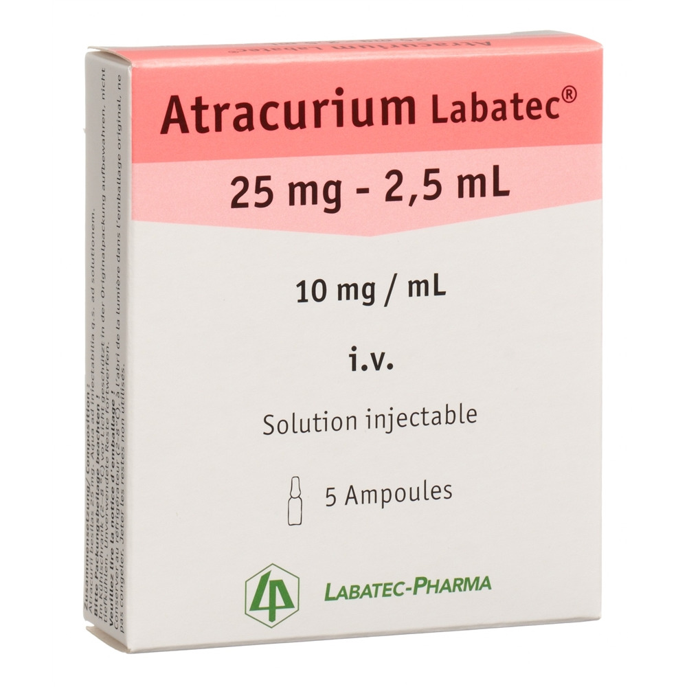 ATRACURIUM Labatec 25 mg/2.5ml, image 2 sur 2