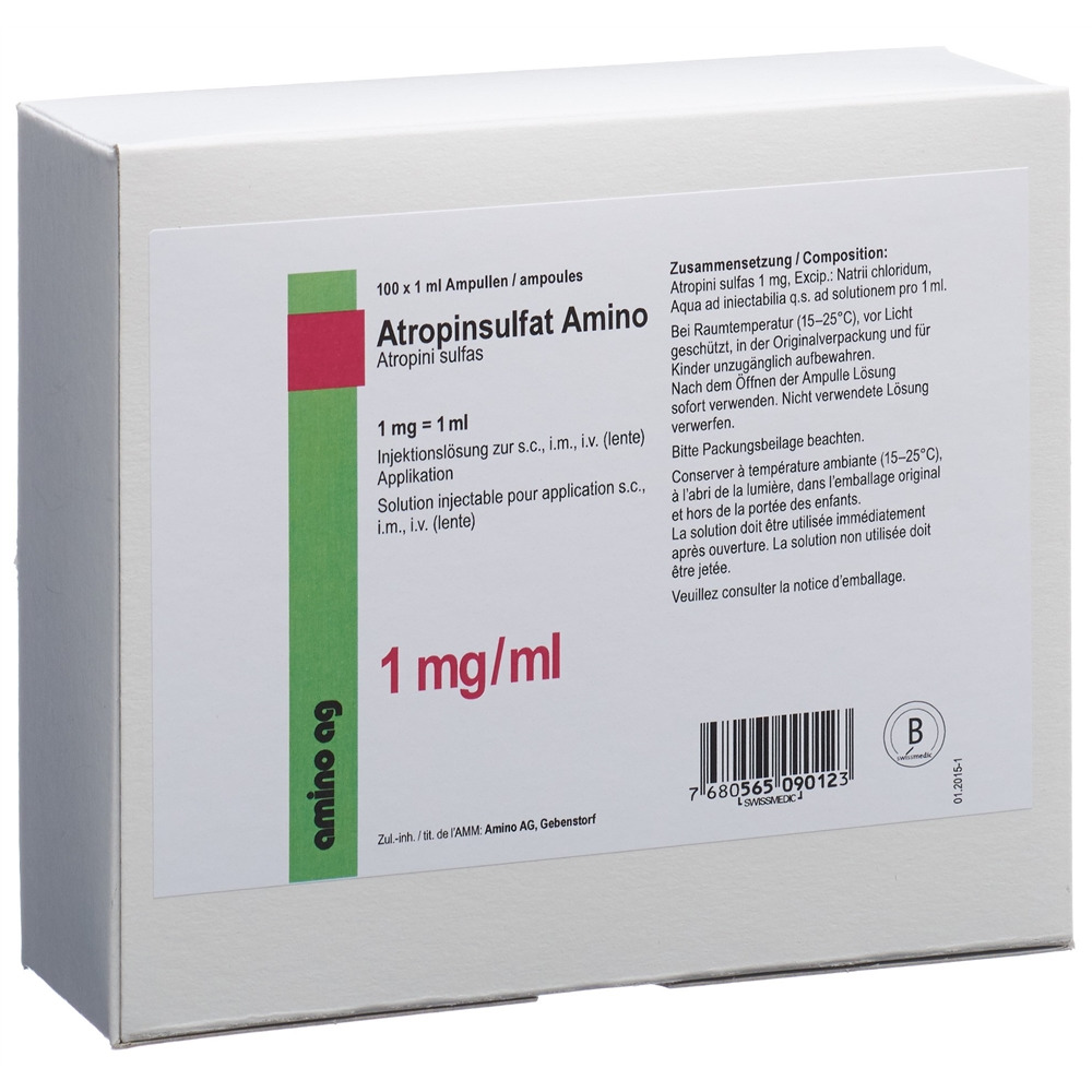 ATROPINSULFAT Amino 1 mg/ml, Hauptbild