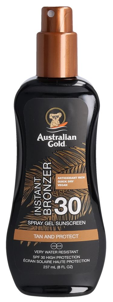AUSTRALIAN GOLD spray gel avec bronzer