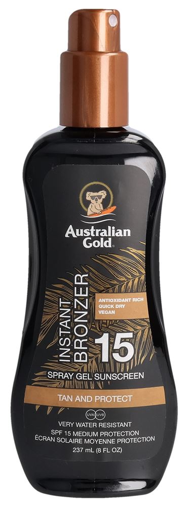 AUSTRALIAN GOLD Spray Gel mit Bronzer