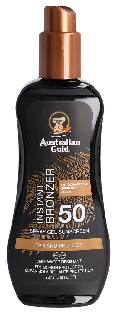 AUSTRALIAN GOLD Spray Gel mit Bronzer