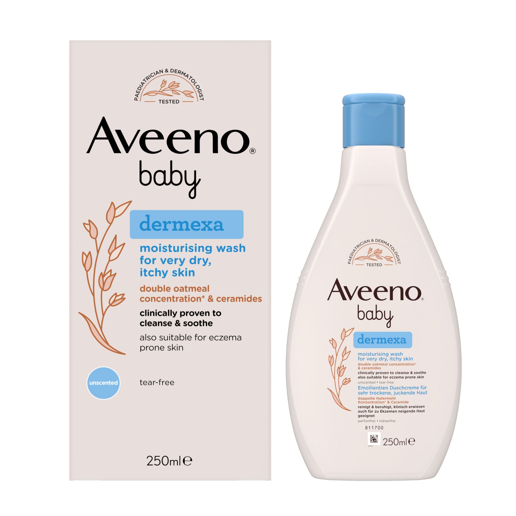 AVEENO Baby Dermexa Emollientien Duschcreme