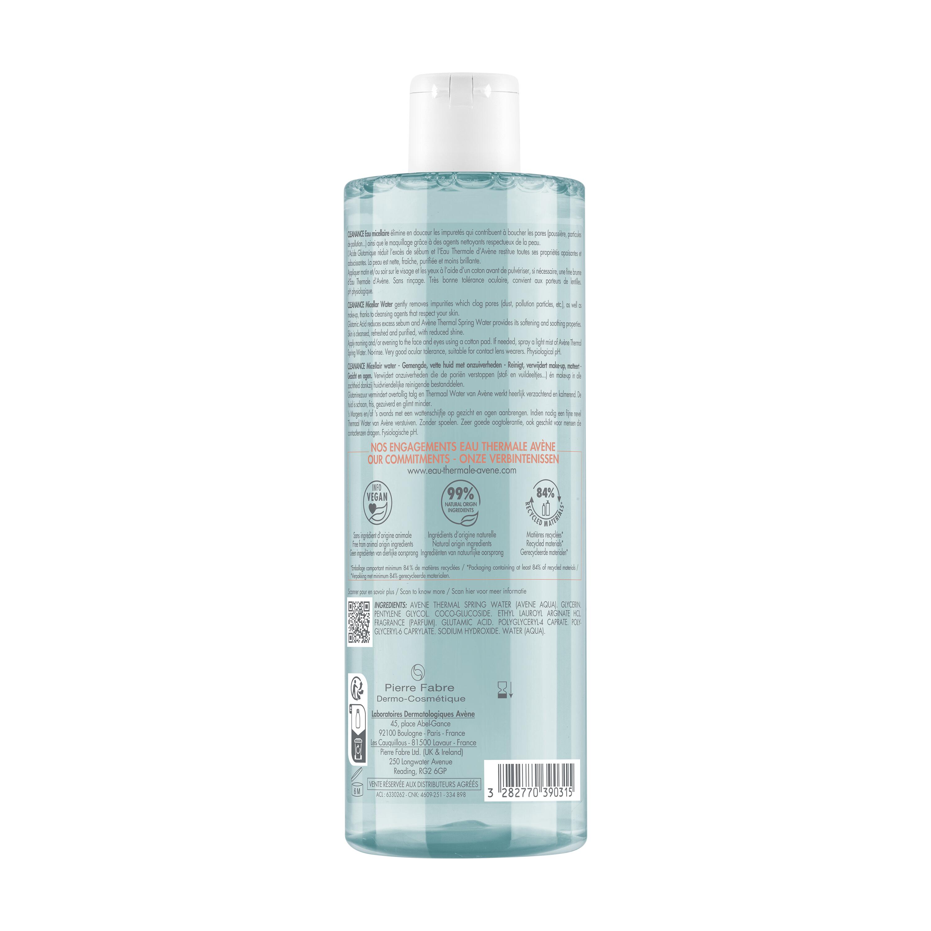 AVENE Cleanance eau micellaire, image 2 sur 4