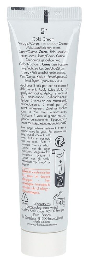 AVENE Cold Cream, image 3 sur 5