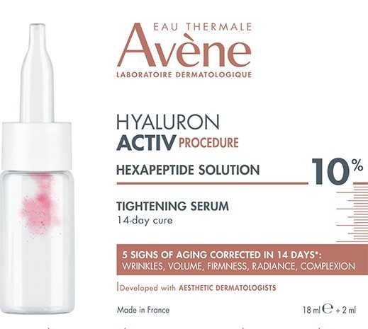 AVENE hyaluron active procedure hexapeptide sérum, image 2 sur 2