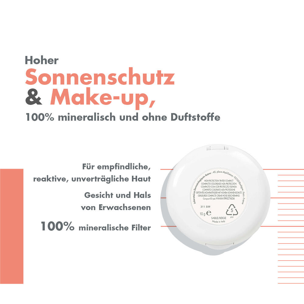 AVENE crème solaire compacte, image 3 sur 6