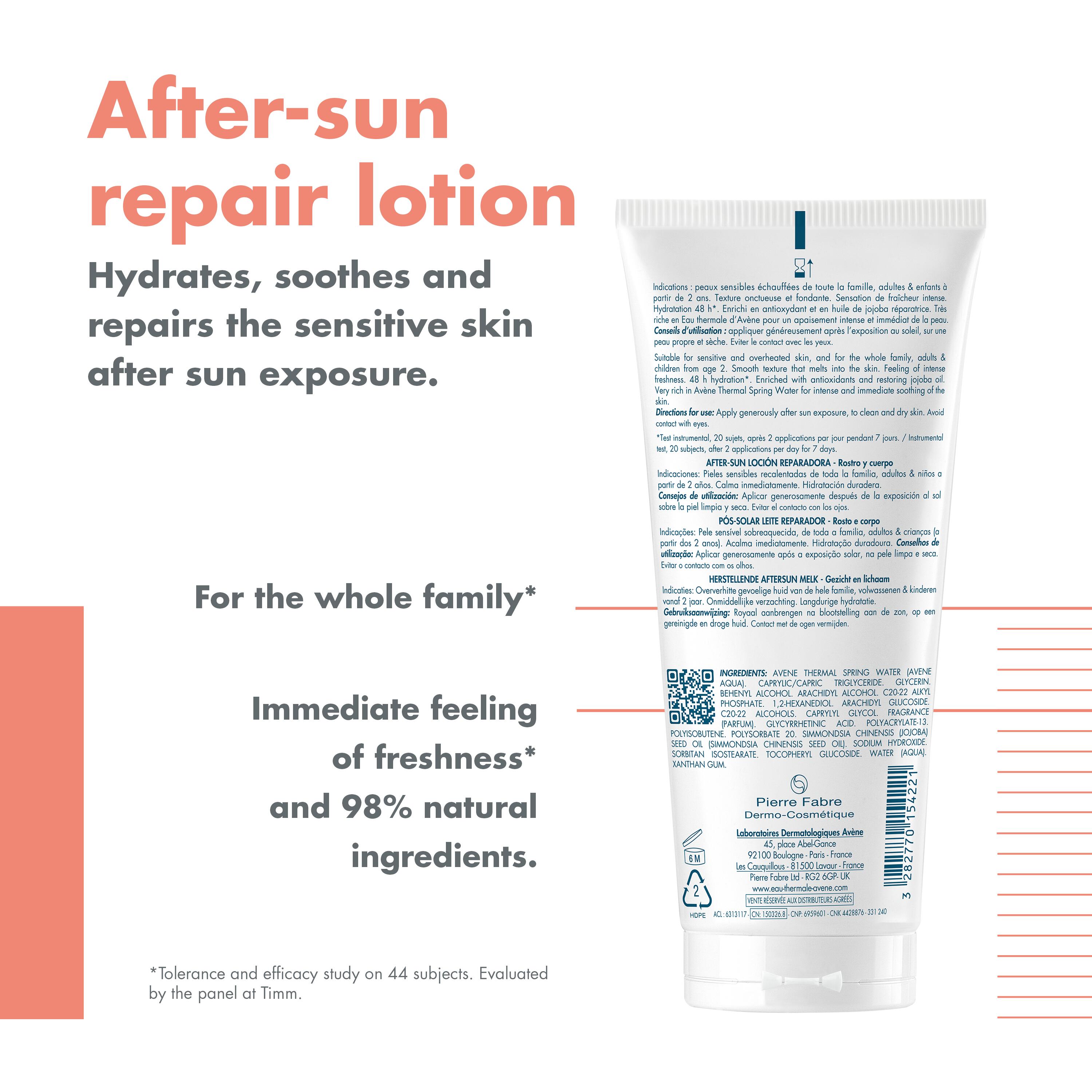 AVENE SUN Lait réparateur après-soleil, image 2 sur 6