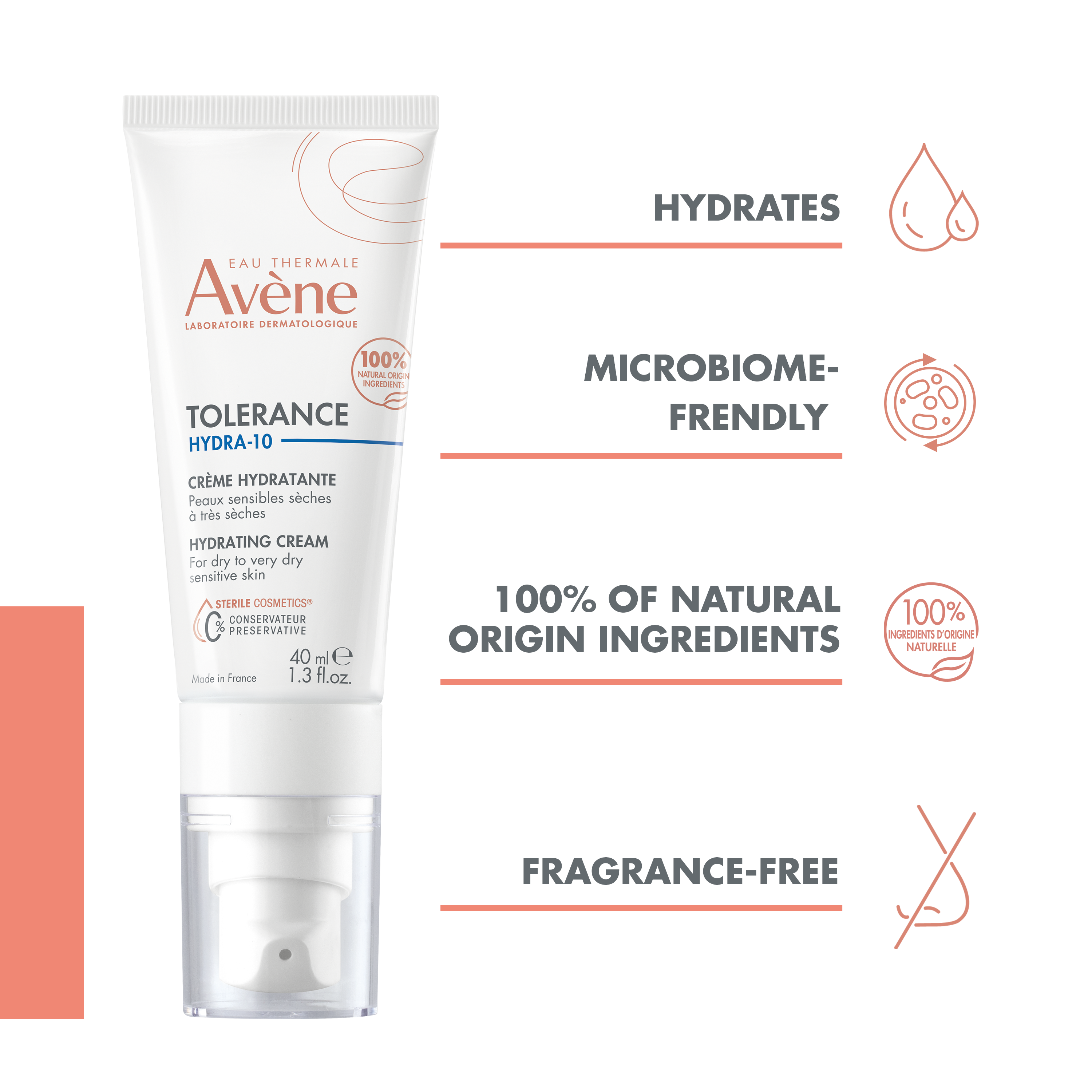 AVENE Tolérance Hydra-10 Feuchtigkeitscreme, Bild 2 von 5