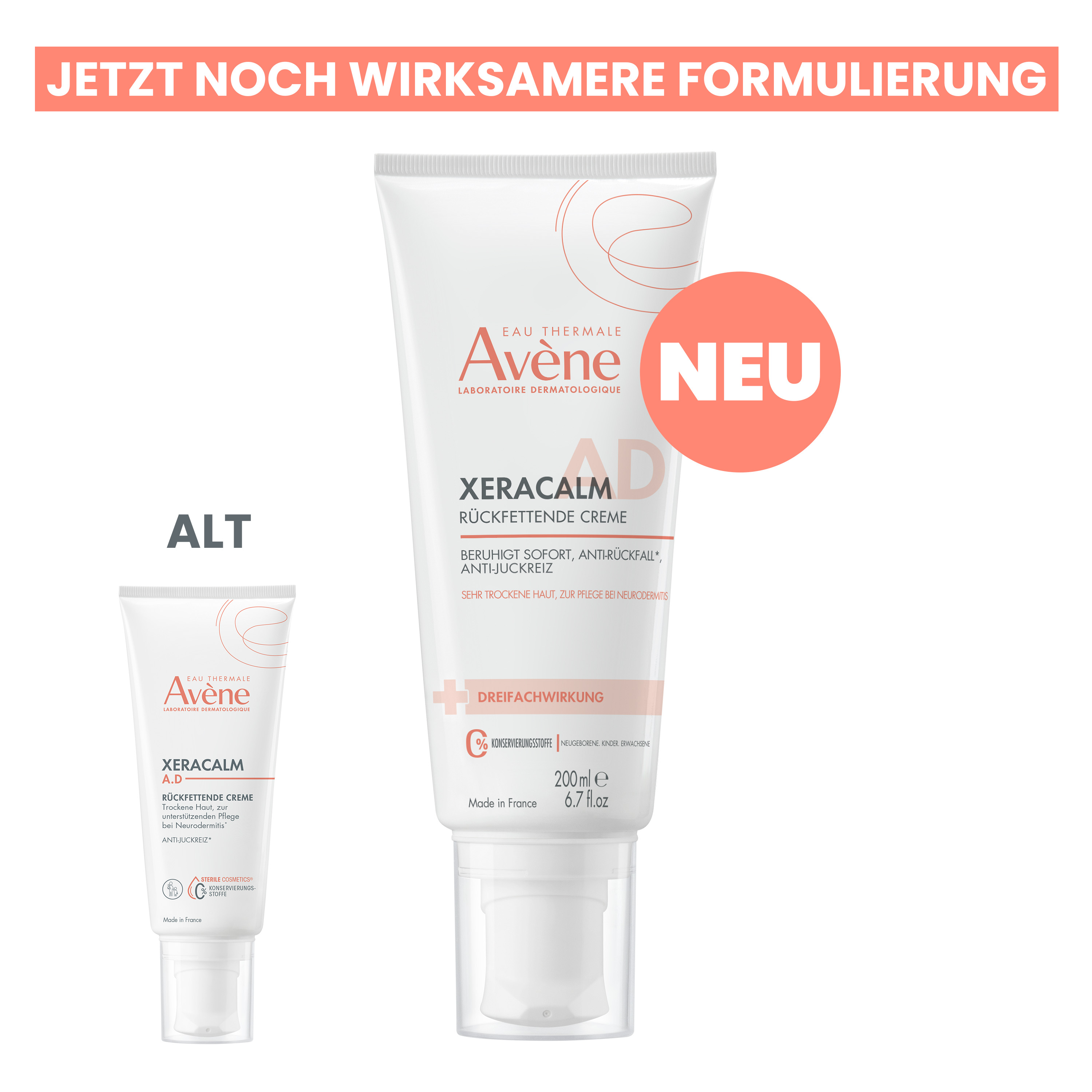 AVENE XeraCalm A.D Creme, Bild 2 von 5