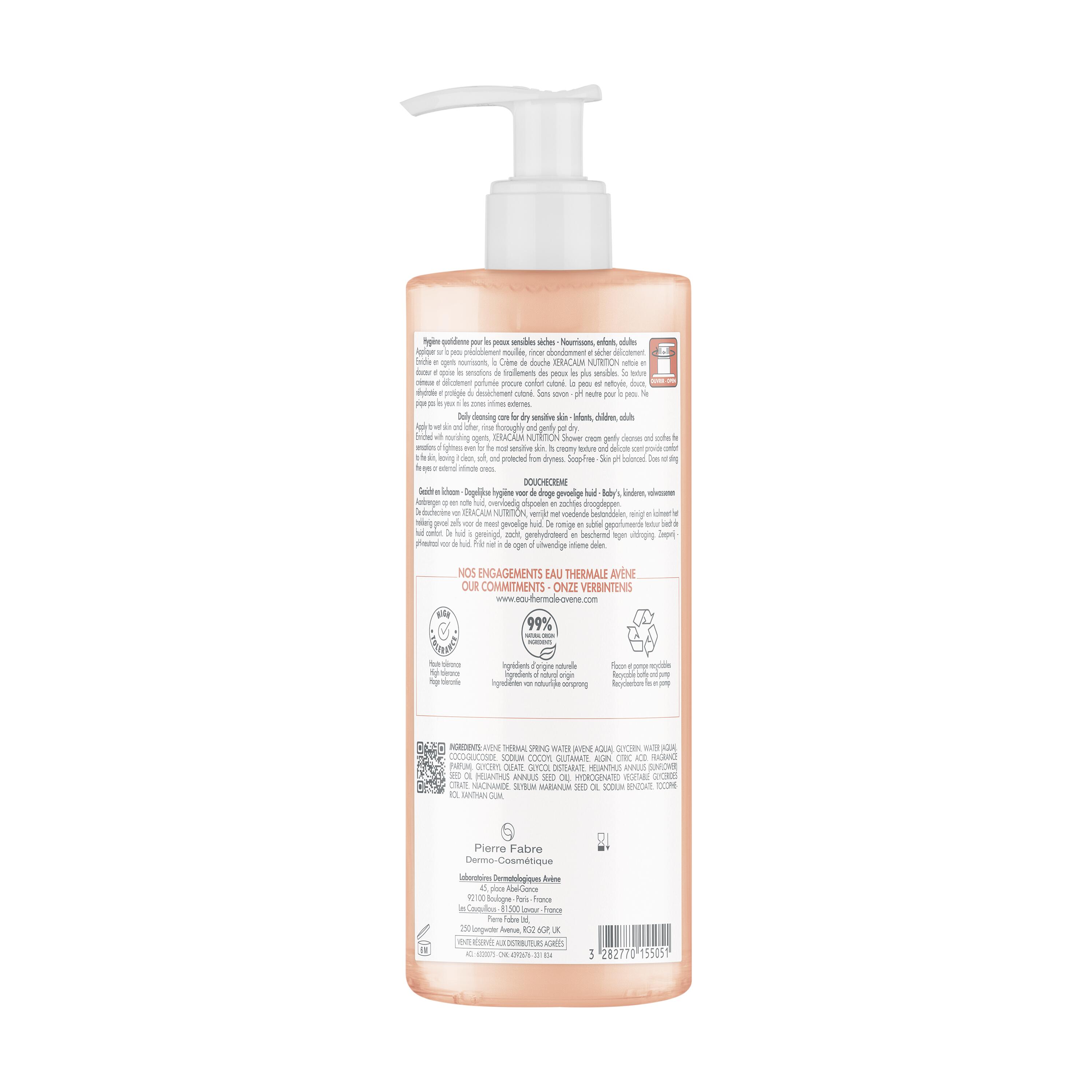 AVENE XeraCalm Nutrition crème de douche, image 2 sur 3