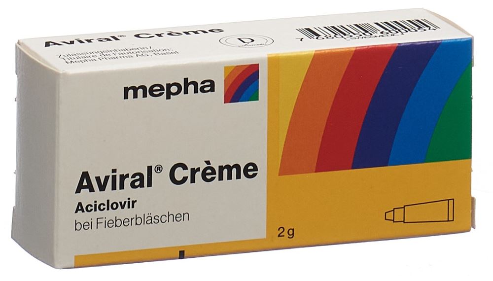 AVIRAL crème tb 2 g