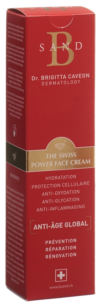 B SAND The Swiss Power Facecream, image 2 sur 5