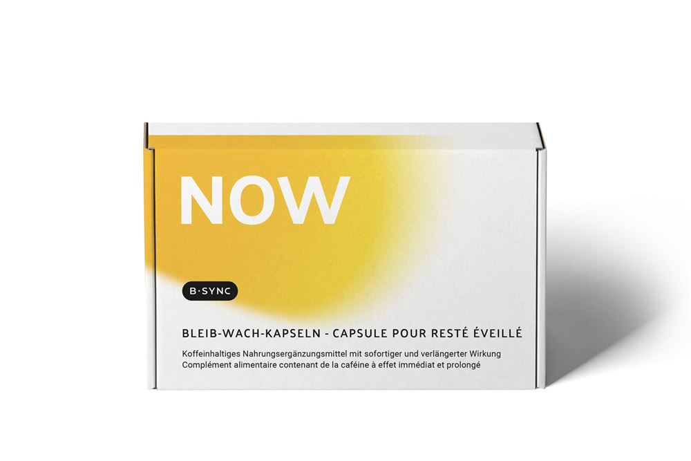 B SYNC ON NOW Bleib-Wach Energiekapseln