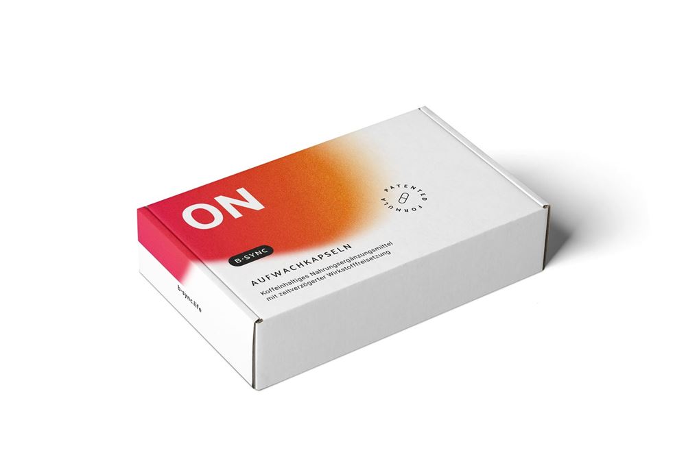 B SYNC ON ON Wake-Up capsules