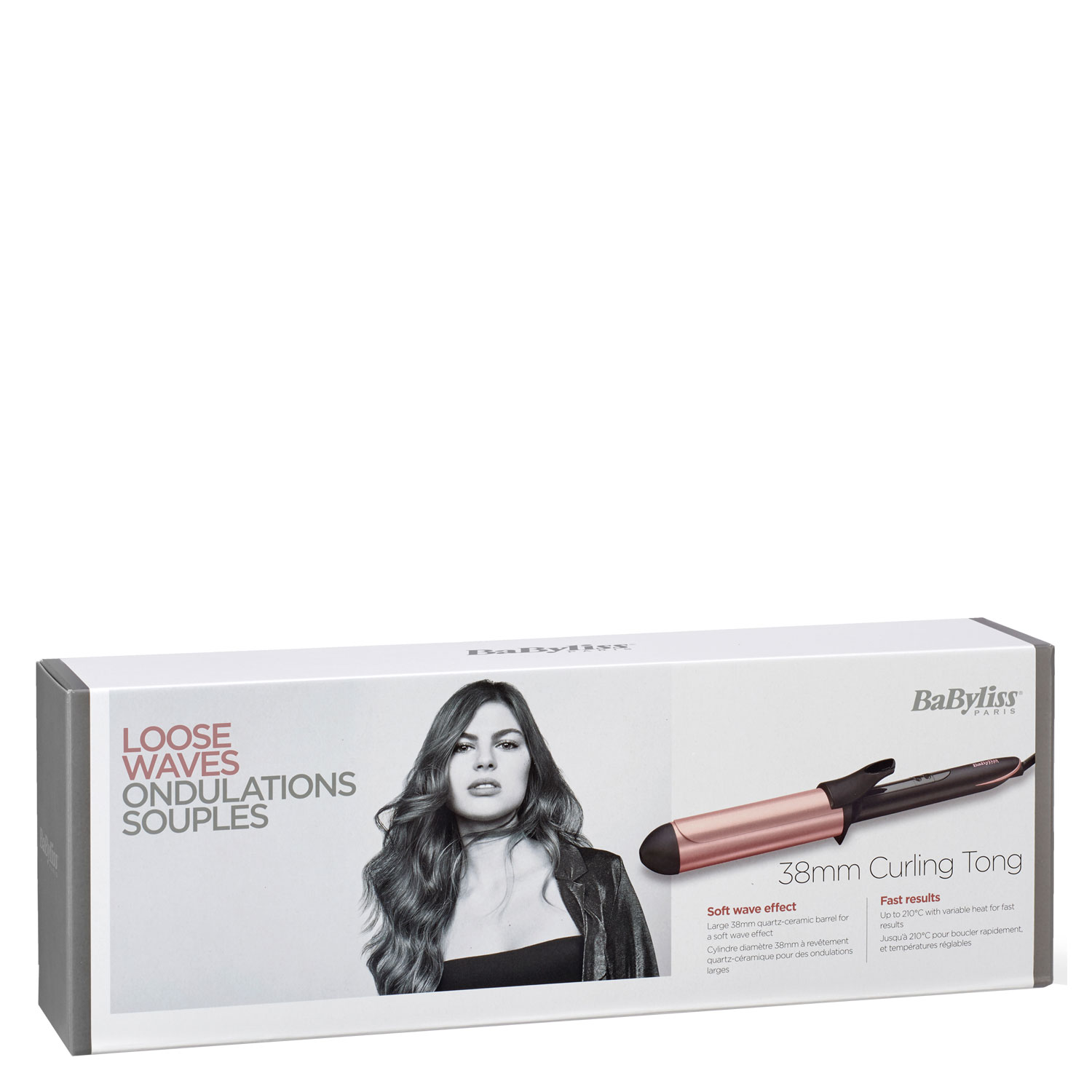 BABYLISS Lockenstab Rose Quartz