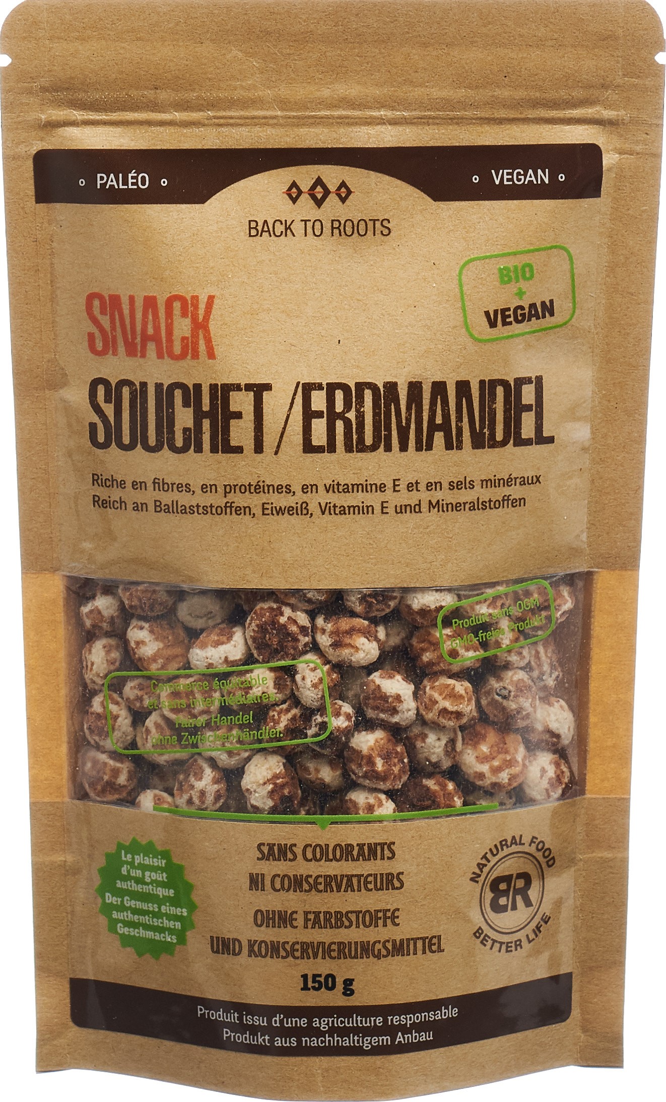 BACK TO ROOTS Snack de souchet pelé