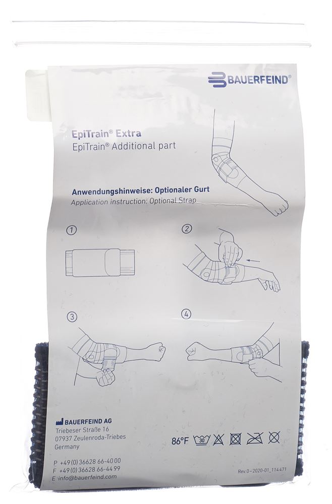 Bauerfeind EpiTrain bande velcro, image principale Bauerfeind EpiTrain bande velcro, image principale
