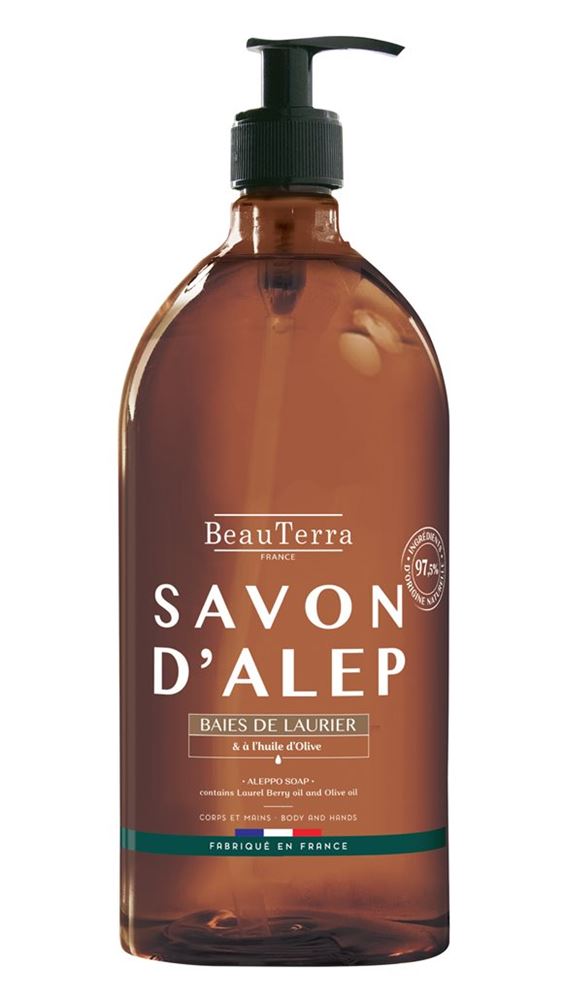 BEAUTERRA savon d'Alep liquide