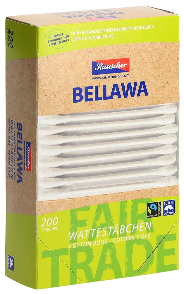 BELLAWA Fairtrade Wattestäbchen