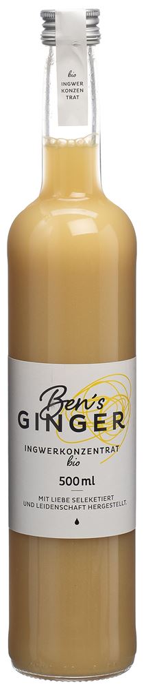 BEN'S GINGER concentré de gingembre