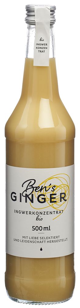 BEN'S GINGER concentré de gingembre, image principale