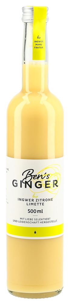 BEN'S GINGER Ingwer-Zitronen-Limettenkonzentrat