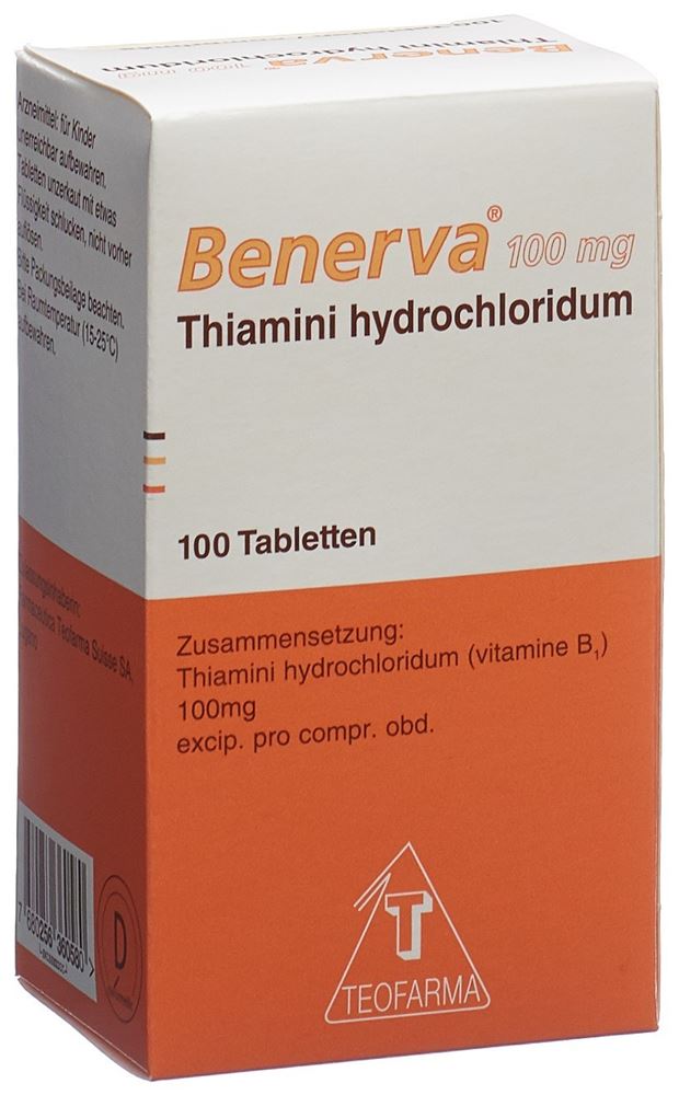 BENERVA cpr 100 mg bte 100 pce